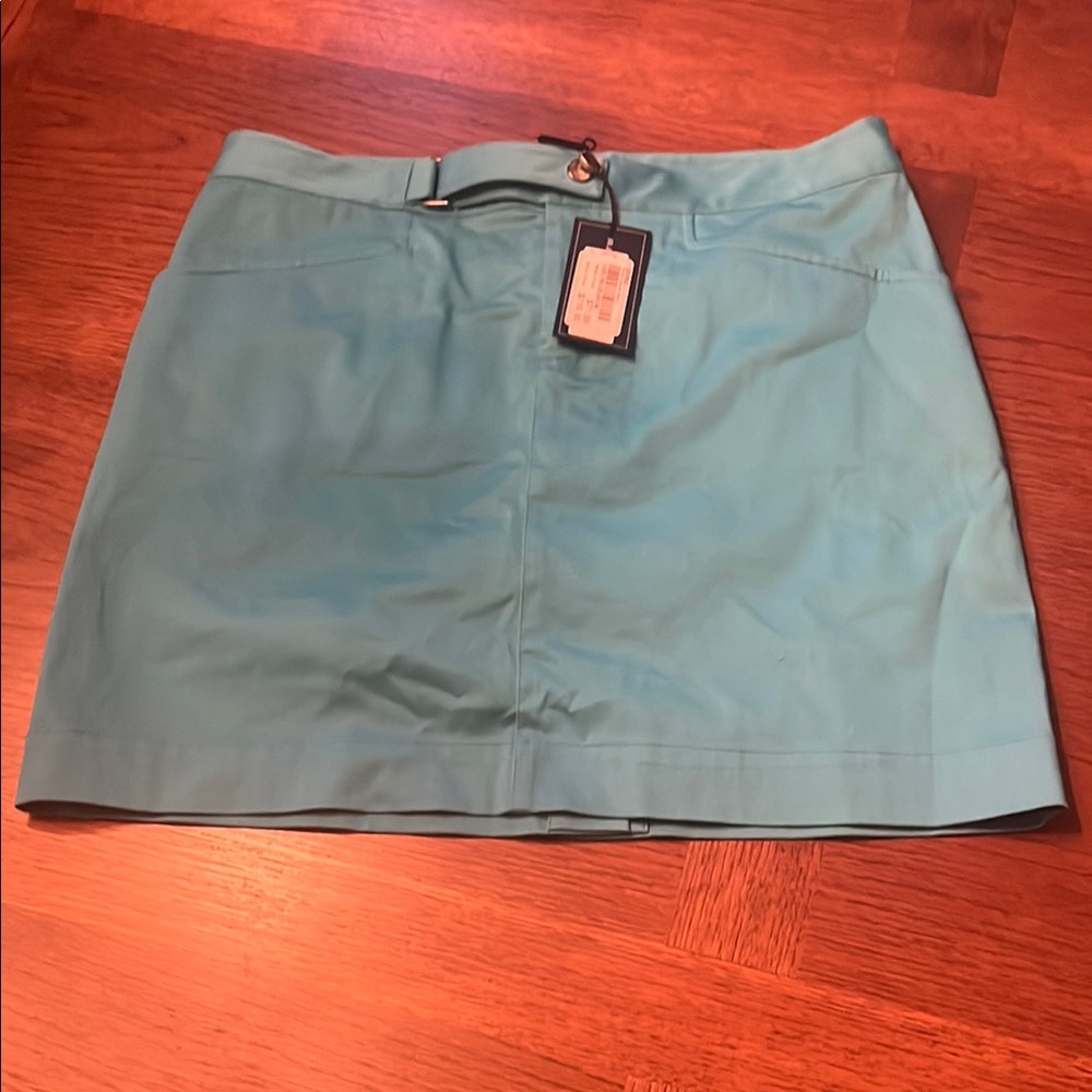 Ralph Lauren Blue Pencil Mini Skirt for Casual Resort Wear